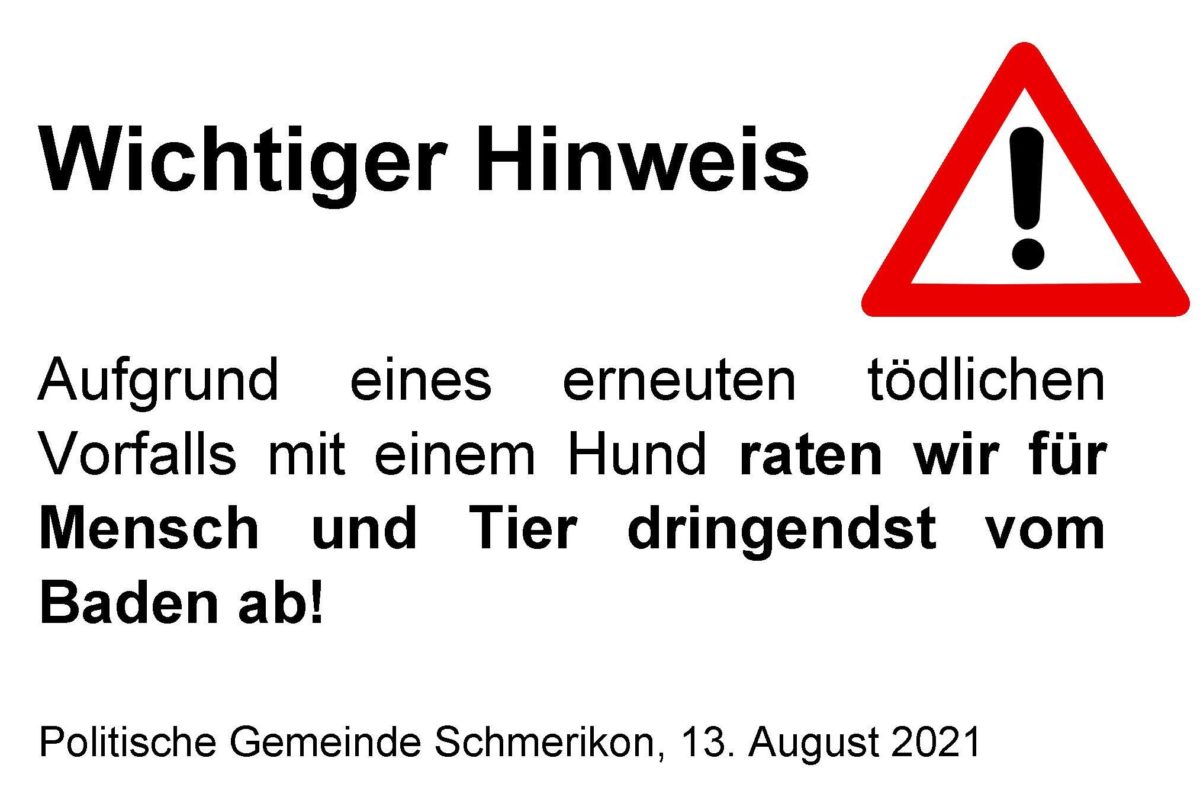 Seeanlage (Badeverbot)